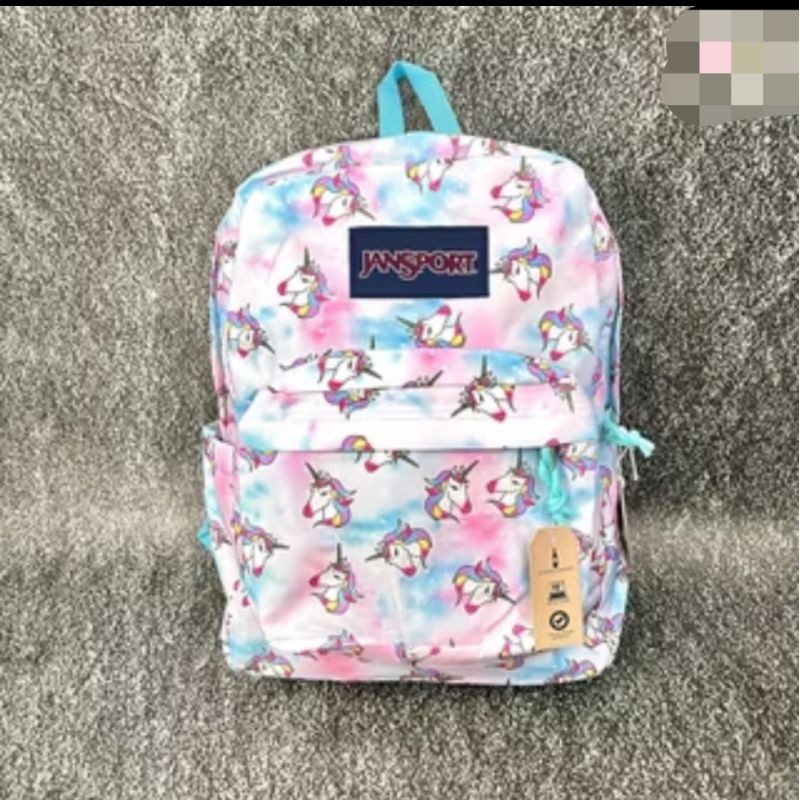 TAS JANSPORT MOTIF UNICORN ORIGINAL