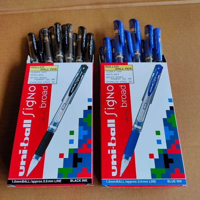 

BEST[PROMO] pulpen uni-ball signo broad um153 (1,0mm) - Hitam