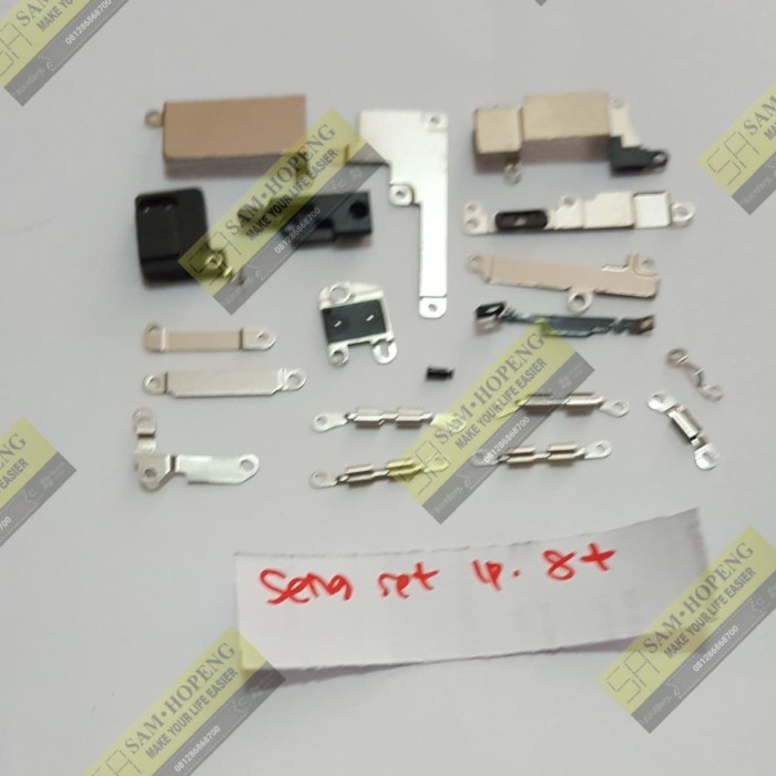 Sparepart And Tool iPhone 8+ / 8 Plus Seng Set Plat Plate Bracket Fullset Batre Home Lock