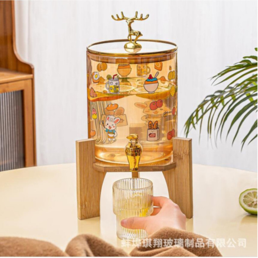 WINS Dispenser Air Bahan Kaca 2,6L / Water Jug Bergaya Mewah 3,6L