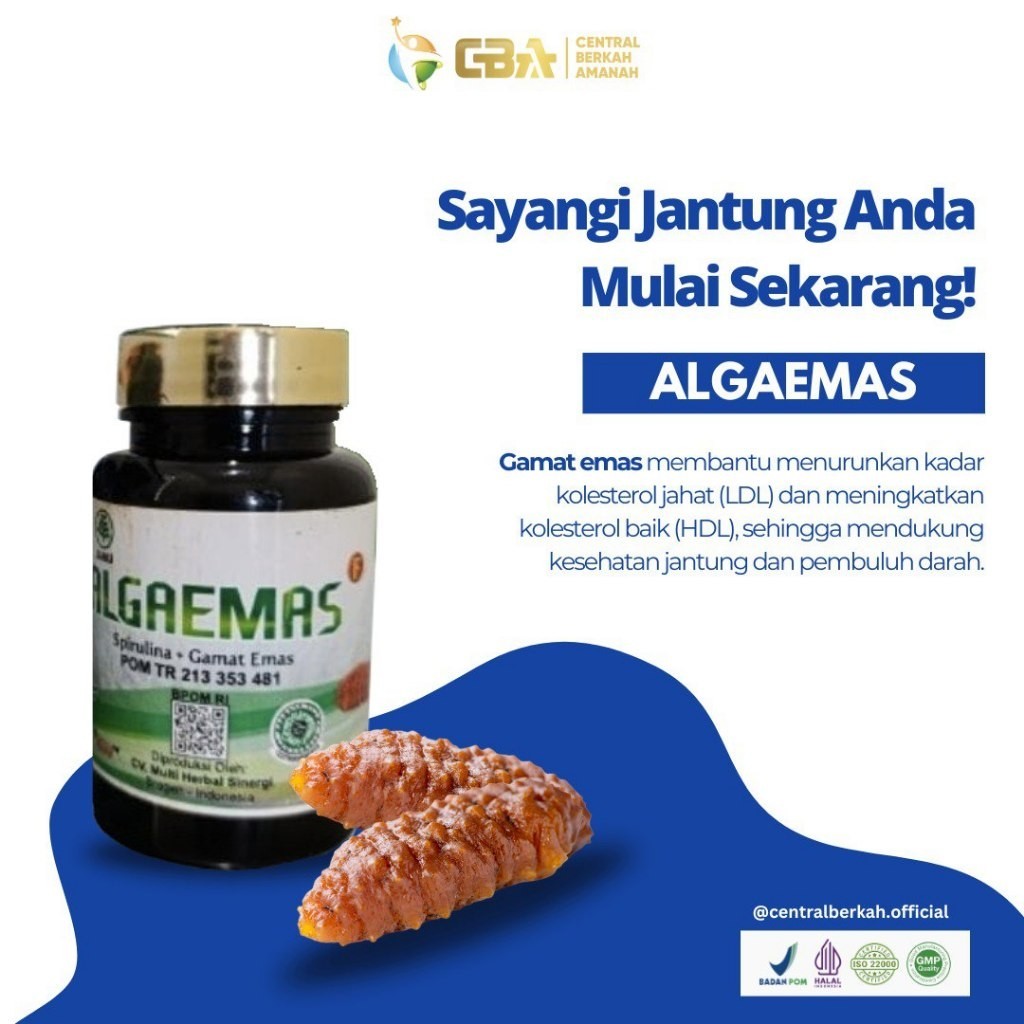 

ALGAEMAS SOLUSI KESEHATAN JANTUNG ANDA | HERBAL SENDI | OBAT SENDI | CBA | ALGA EMAS