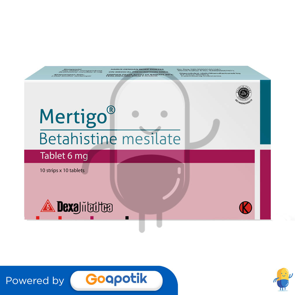 Mertigo 6 Mg Box 100 Tablet