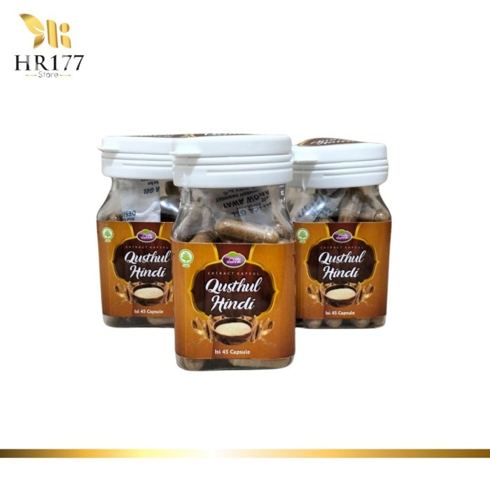 

TERLARIS Qusthul Hindi Kapsul Qustul Hindi Obat Pernafasan Flu Batuk 45 Kapsul