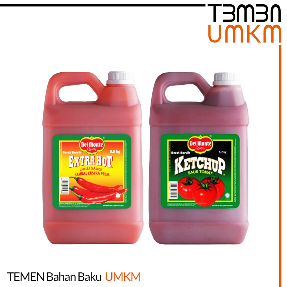 

Del Monte Extra Hot & Sause Ketchup Jerigen - Kemasan Jumbo untuk Bisnis