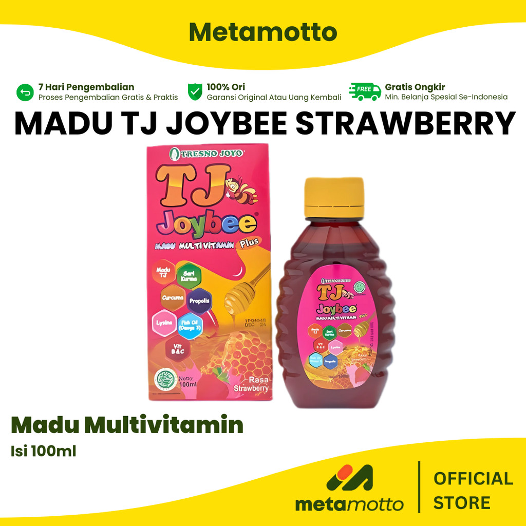 

MADU TJ JOYBEE MADU MULTIVITAMIN STRAWBERRY 100ML - Metamotto