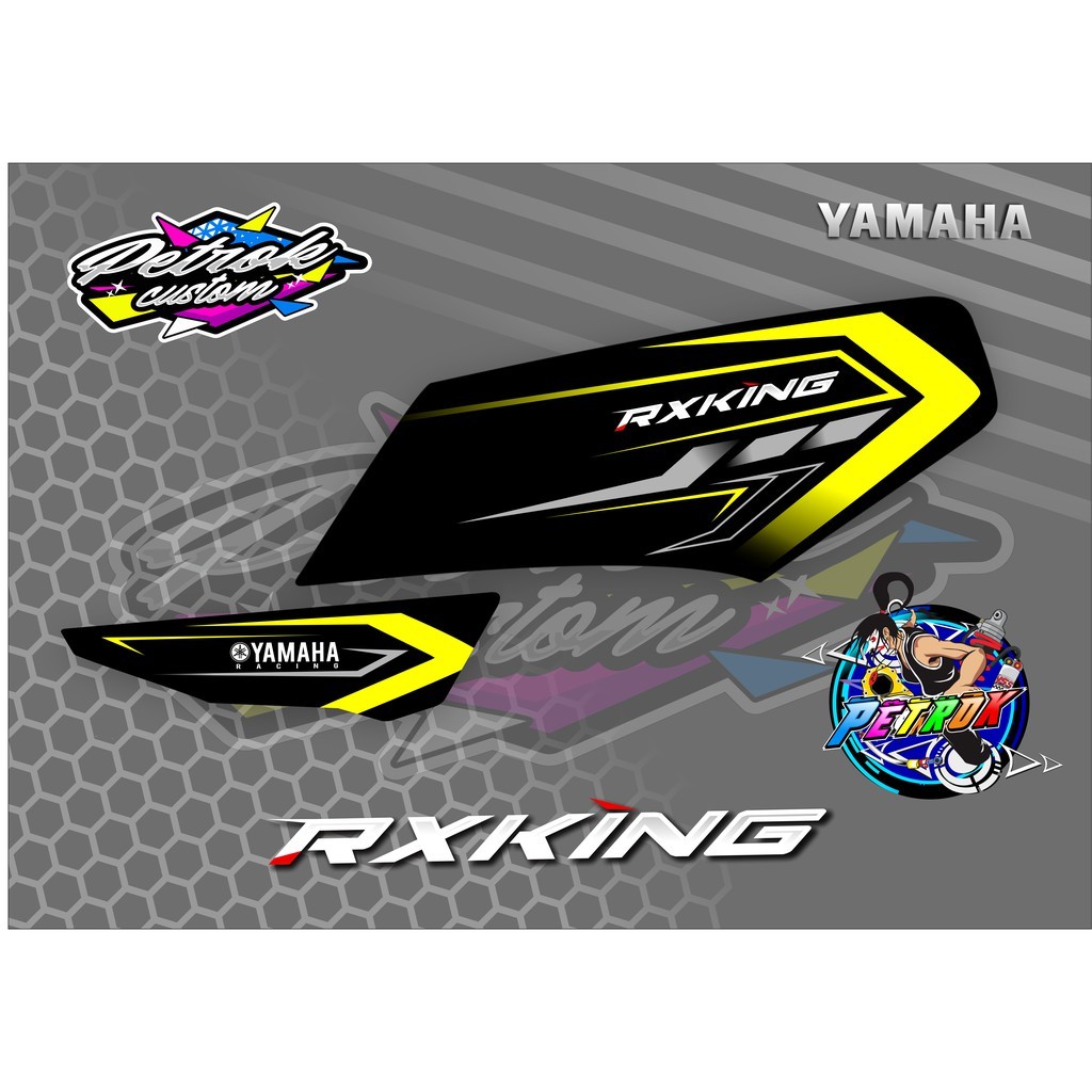 Striping Stiker Les Rx King Variasi Hologram