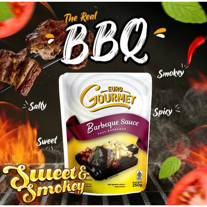 

Gourmet Barbeque BBQ Saus Barbekyu 250gr