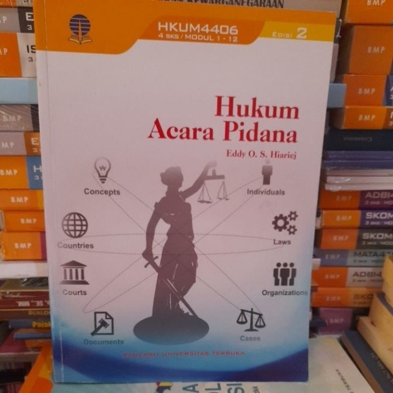 buku hukum acara pidana HKUM4406 edisi 2 by Prof. Dr. Eddy O. S. Hiariej, S.H., M.Hum.