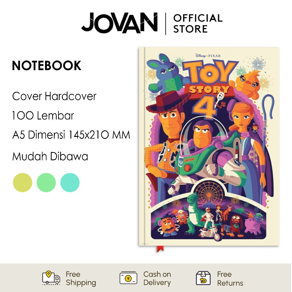 

Notebook Hardcover Custom Toy Story 1 Buku Tulis Catatan Note Agenda Planner Jurnal Diary Notebook Anime