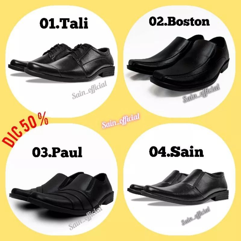 PREMIUM / Sepatu pantofel pria sepatu pantofel pria kulit