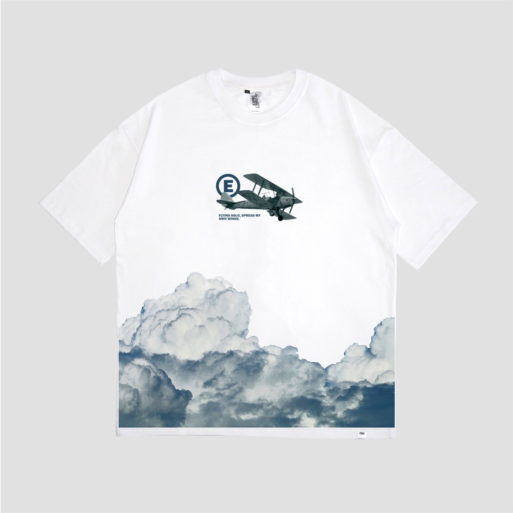 Exhale Tshirt Cloud Oversized