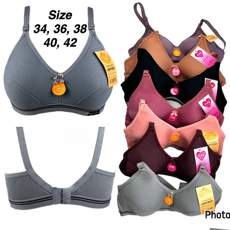 BH Sport Bra Wanita Dewasa Premium perempuan cewek remaja 34 36 38 40 42 tanpa kawat jumbo big size 