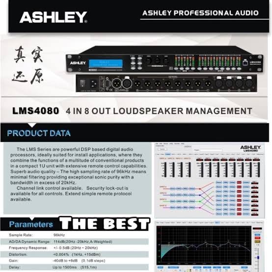 DLMS Ashley LMS 4080 Pro 4in 8out