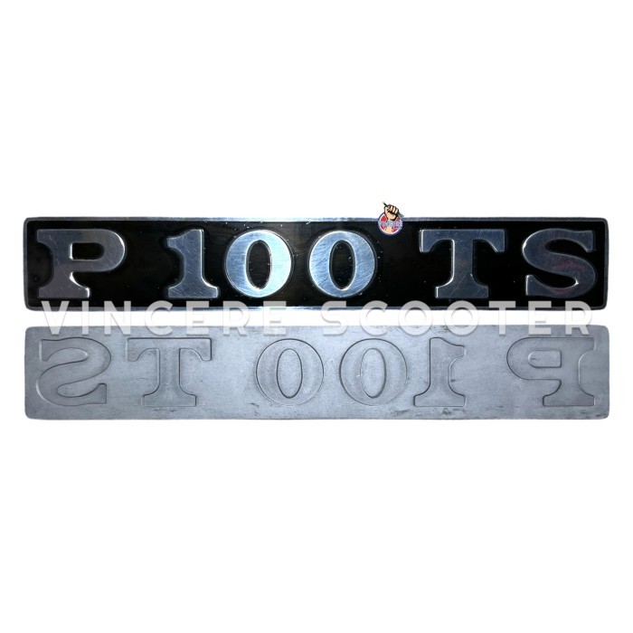 Emblem Stiker Tepong Samping NOS Vespa PTS 100 P100TS Smallframe