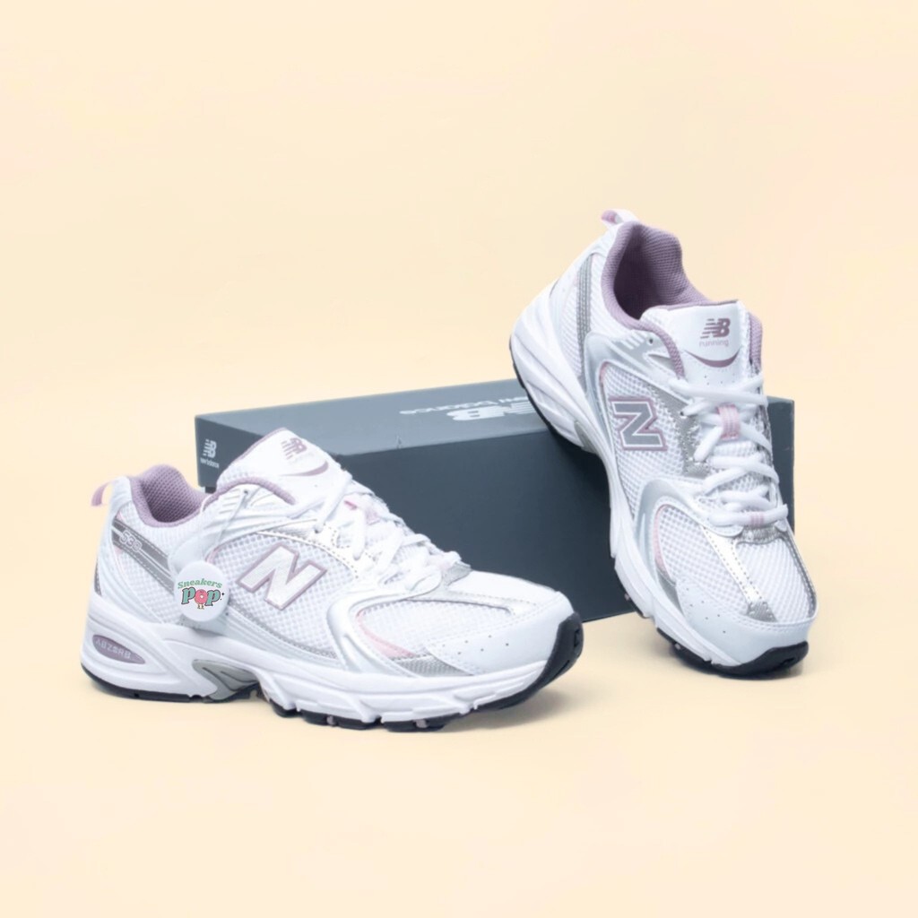 New Balance 530 White Silver Pink