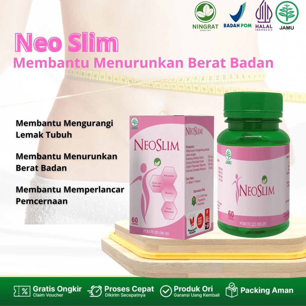 NINGRAT - PIL PELANGSING BPOM | PIL DIET AMPUH | PENURUN BERAT BADAN | PIL DIET HERBAL BPOM