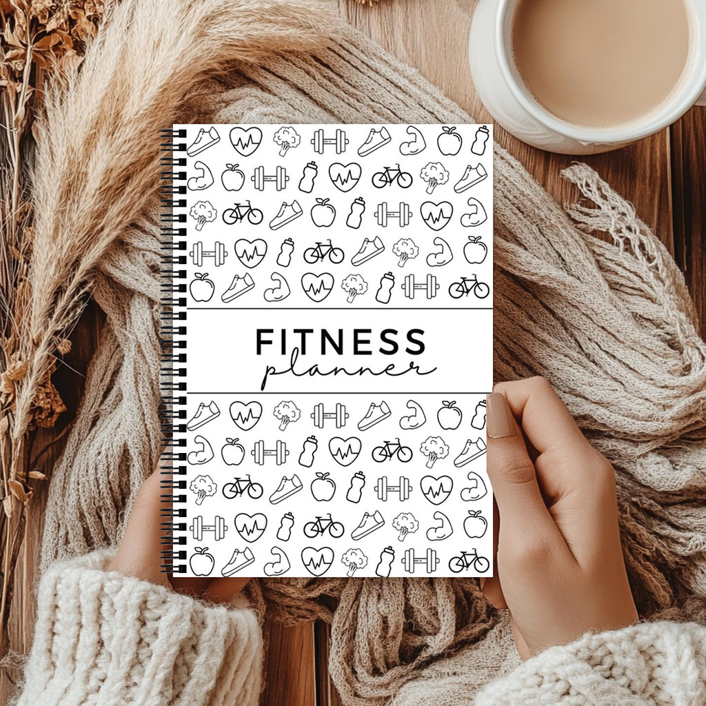

Ultimate Fitness Planner 2025, Weight Loss Journal ,Healthy Habit Trackers,Exercise Workout Steps Water Cardio Sleep Tracker