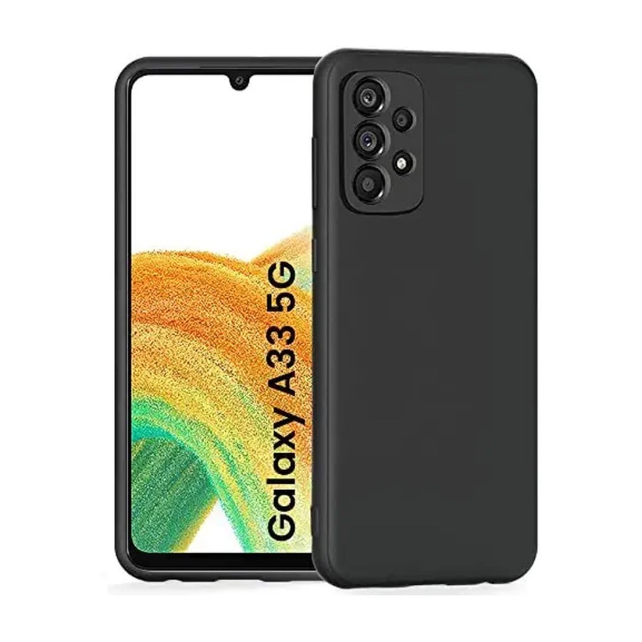 Case Samsung A33 A53 A73 5G Soft Case Matte Black Doff Slim Fit Case - Samsung A33 5G