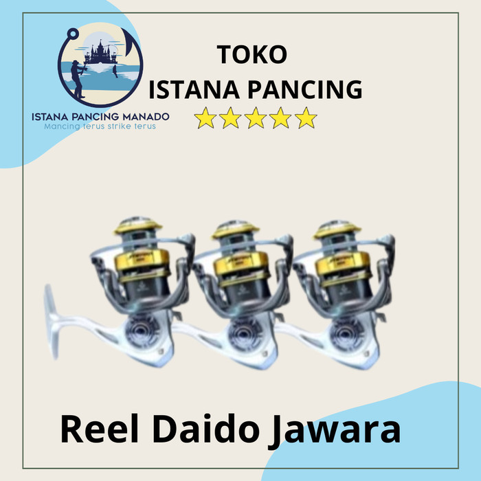Reel Pancing daido jawara 1000 - 2000 - 3000 - N0. 1000