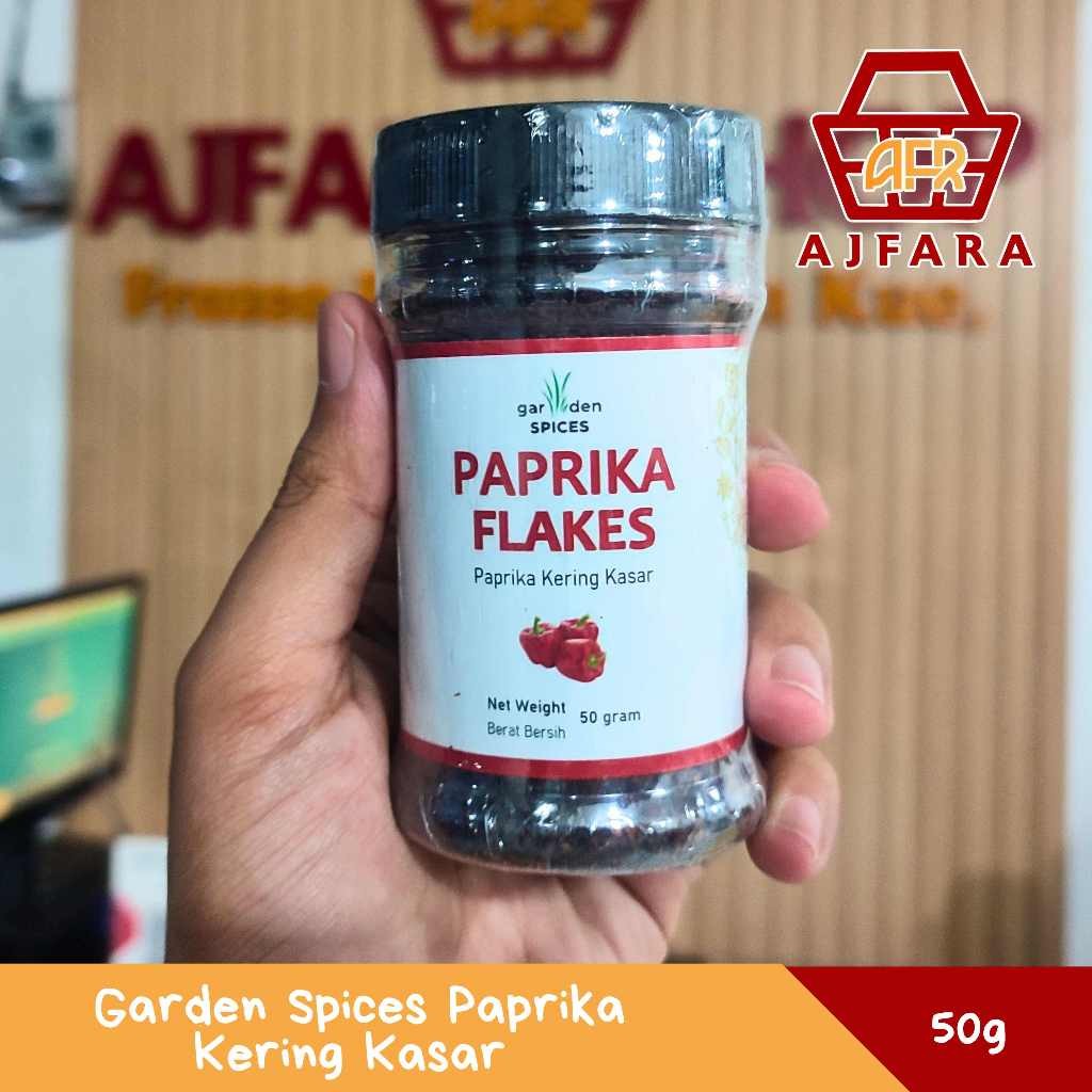 

Garden Spices Bawang Putih Bubuk 50g/Cabe Bubuk 50g/Cabe Giling Kasar 50g/Daun Basil Kering 30g/Daun Parsley Kering 20g/Daun Rosemary 30g/Daun Thyme Kering 30g/Lada Hitam Kasar 50g/Oregano 30g/Garden Spices Paprika Bubuk 50g/Paprika Kering Kasar 50g