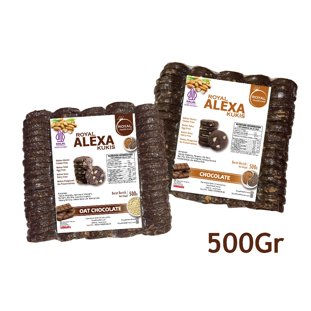 

Royal Alexa Kukis 500 (LIMA RATUS) Gram