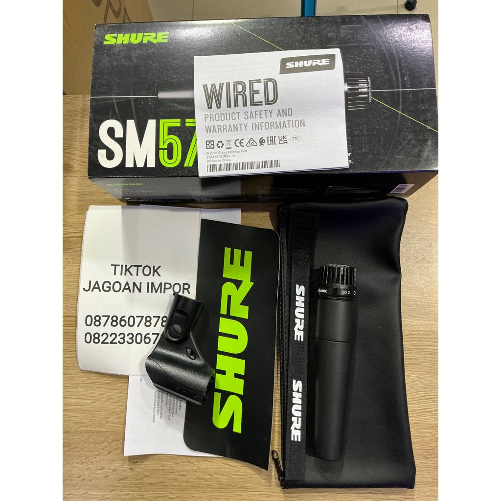 Shure SM57 SM 57 Microphone Kabel Original