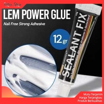 

Power Glue Pengganti Paku Super Kuat Transparan Original SEALANT FIX - Fatria Store