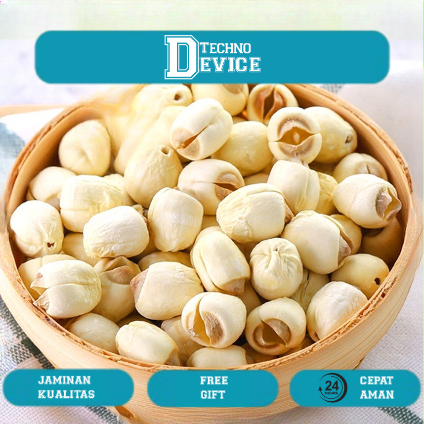 

Biji Teratai / Lotus Seed / Lien Zi /100 gr murah