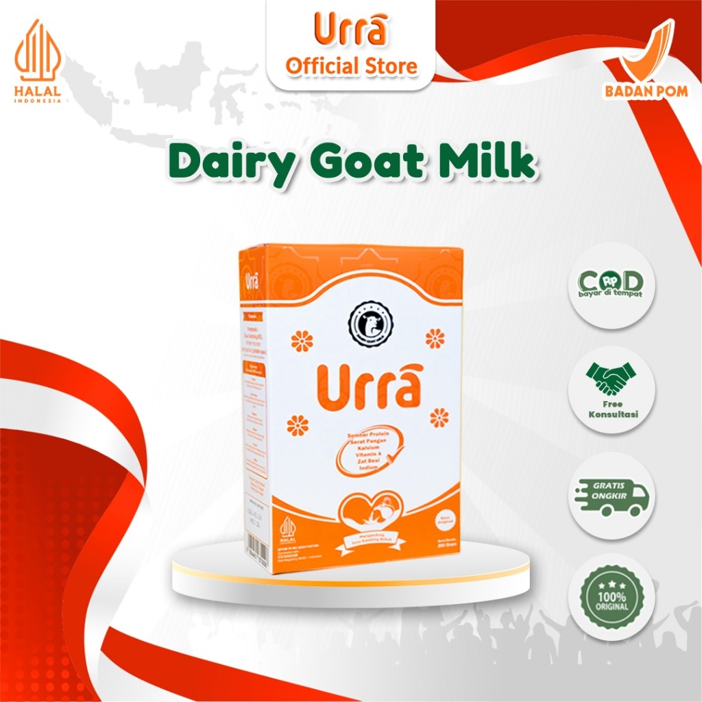 

New URRA Susu Kambing Saanen Untuk Penambah Berat Badan Anak & Tinggi Badan AnakPremium