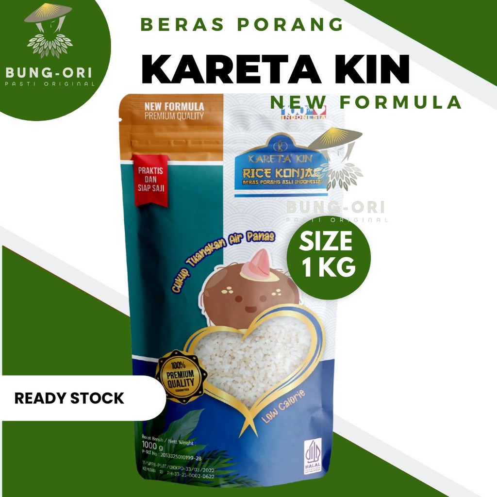 Kareta Kin New Formula Beras Porang 1 Kg