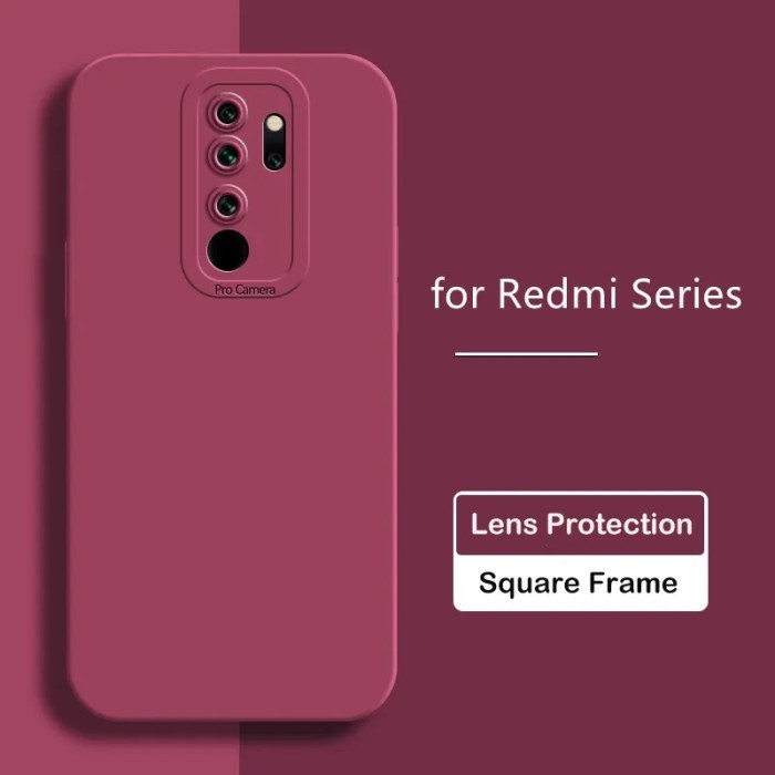 Lens Case Xiaomi Redmi 5 5A 6 6A 7 7A 8 8A Pro Softcase Polos Casing