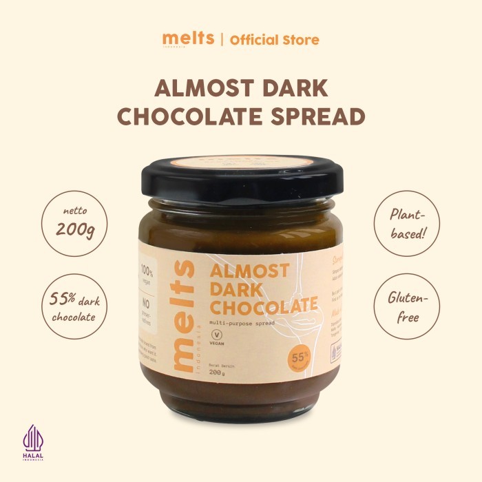 

[New] MELTS Almost Dark Chocolate Spread 200g