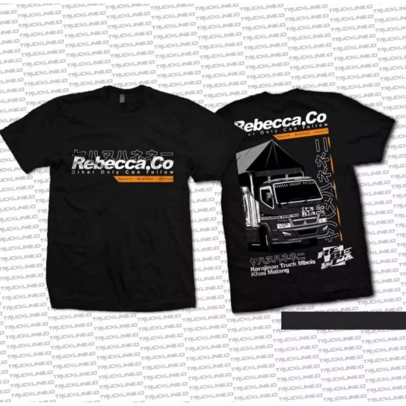 kaos truk rebecca concept/kaos stfc alasroban / kaos truk stfc / kaos rebecca / kaos driver muda// b