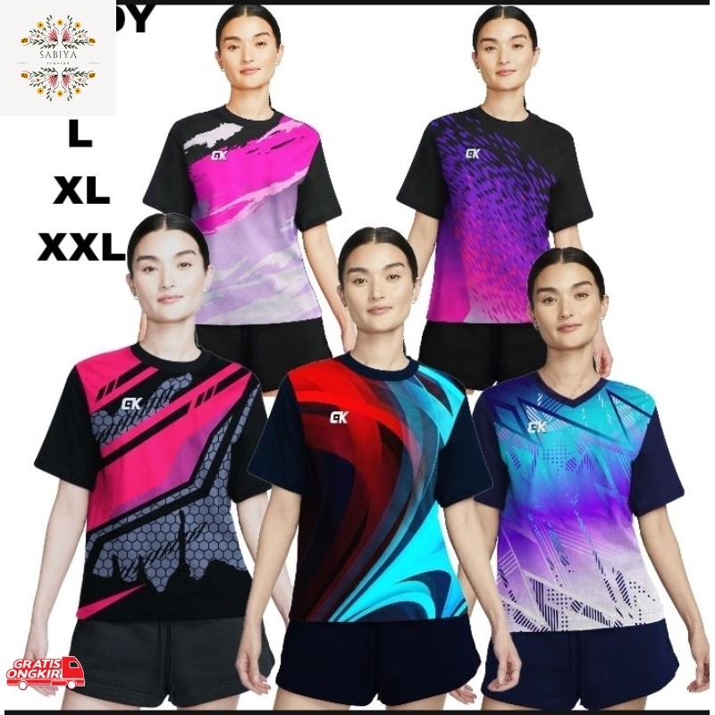 Olahraga Yuk / COD KAOS OLAHRAGA WANITA JUMBO BAJU VOLI CEWEK JERSEY VOLLY WANITA PREMIUM BAJU BADMI