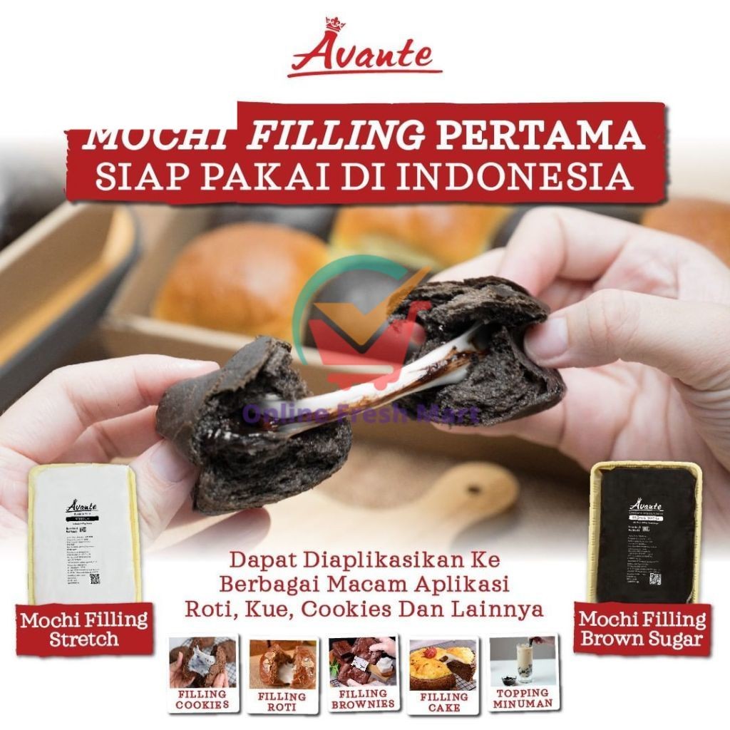 

Mochi Filling Siap Pakai Avante (Repack 250gr) KHUSUS INSTANT - Online Fresh Mart Denpasar