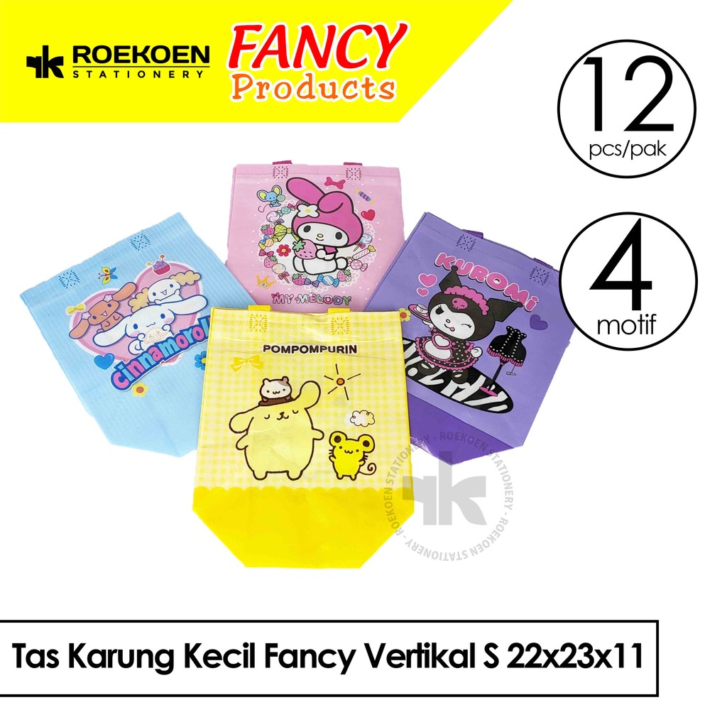 

Tas Karung Kecil Fancy Vertikal S 22x23x11