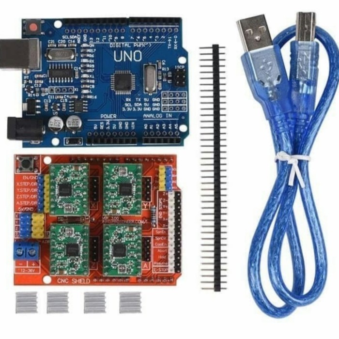 Aruino uno r3 smd + A4988 shield CNC 3D printer