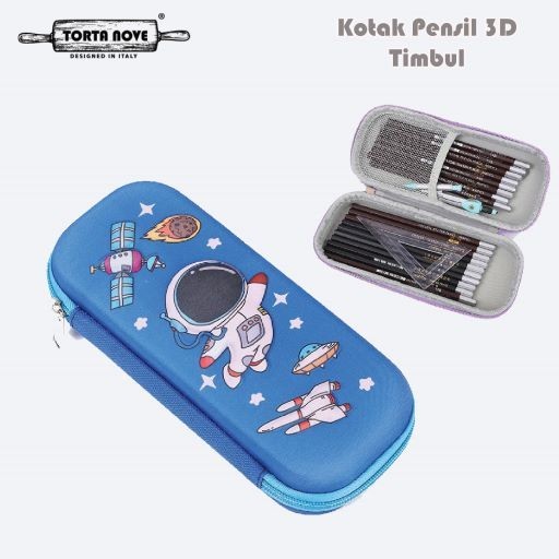

Tempat pensil anak laki perempuan 3D Kotak pensil anak sekolah eva SD - 3D Astro Comet