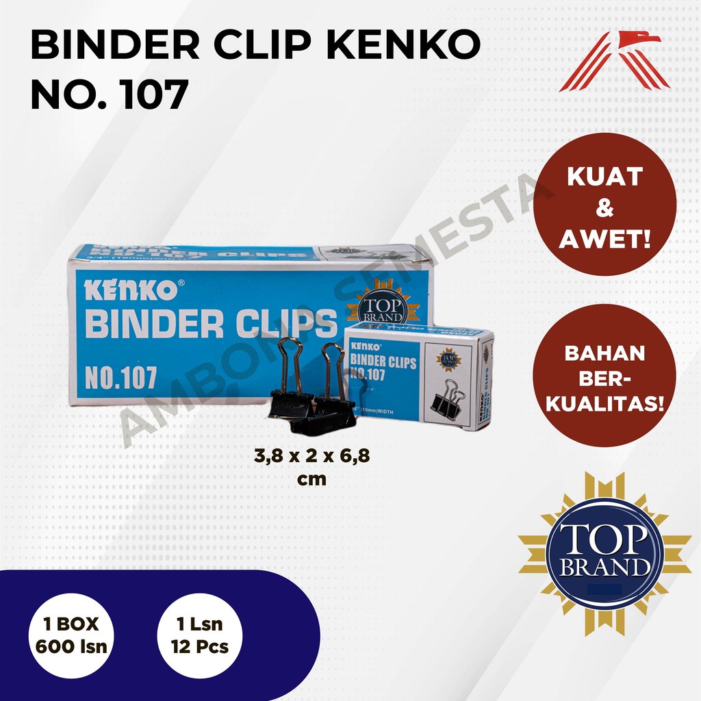 

Binder Clip Kenko 107 "S