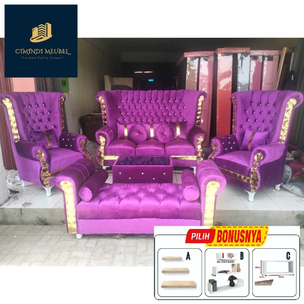 Sofa sultan warna ungu emas sofa sultan list gold sofa model terbaru