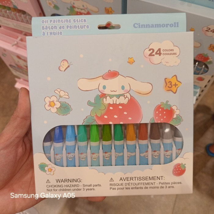 

MINISO Sanrio Characters Strawberry Collection Oil Painting Stick Set (A) and (B) PDQ - Pensil Warna Krayon Cantik Sanrio - Coloring Pen - Set B