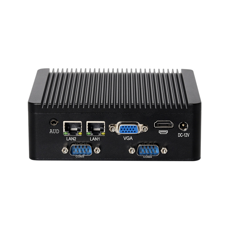 

BEBEPC Industrial Fanless Mini PC Intel Celeron N5100 DDR4 2 LAN 4 COM RS232 RS485 WiFi 4G LTE Windows 11/10 Linux Computador