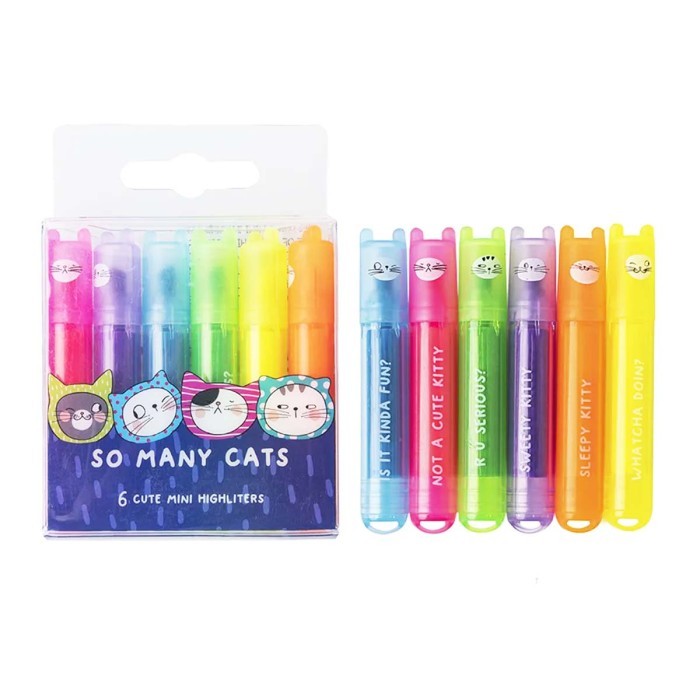 

Stabilo Highlighter BEST SELLER Mini Set So Many Cats M&G AHM22572 AHM22574 AHM22575 Isi 6 Pcs