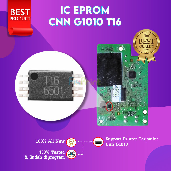 FixPrint IC Eprom Mainboard G1010 T16 Resetter Counter Printer G1010 T16