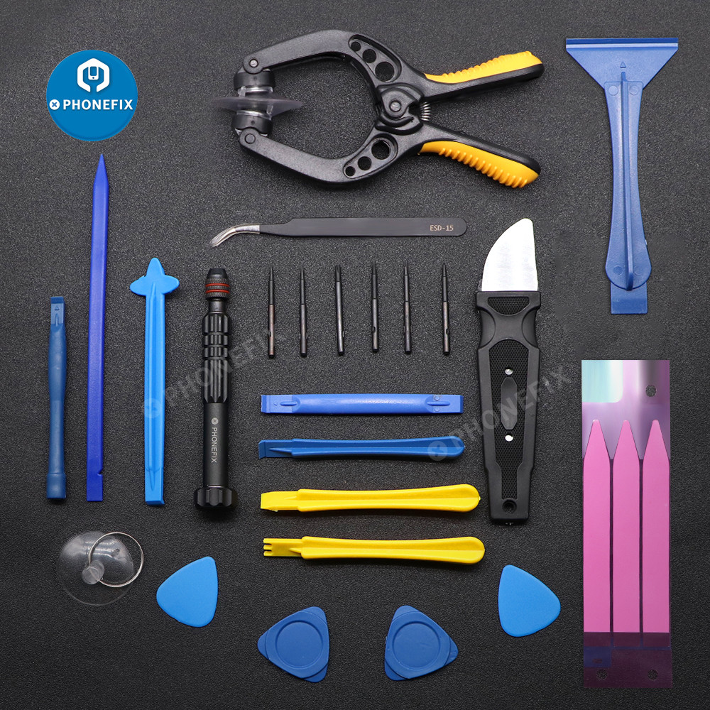 

Professional Phone Repair Tool Kit Suction Cup Tweezer Pry Opening Battery Remove Screwdrivers For iPhone 11 12 13 Camera Watch