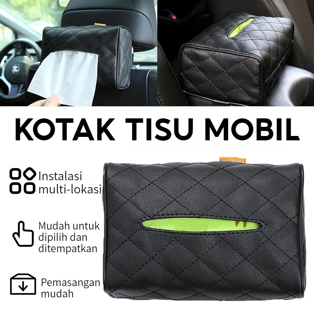 Mobil Kotak Kotak PU Tisu Tisu Kotak Tisu