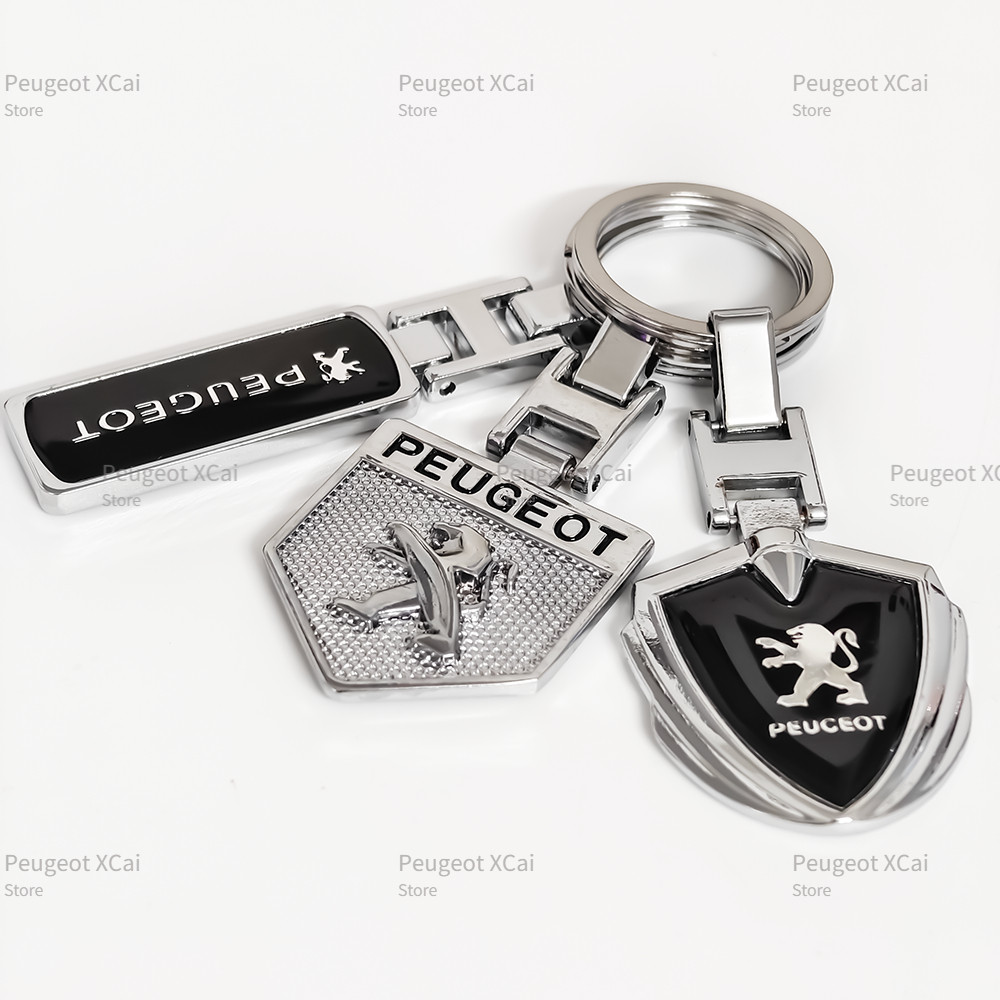 

Car alloys key rings for Peugeot 206 208 307 308 408 2008 3008 406 407 107 207 4007 4008 5008 accessories Interior Mouldings