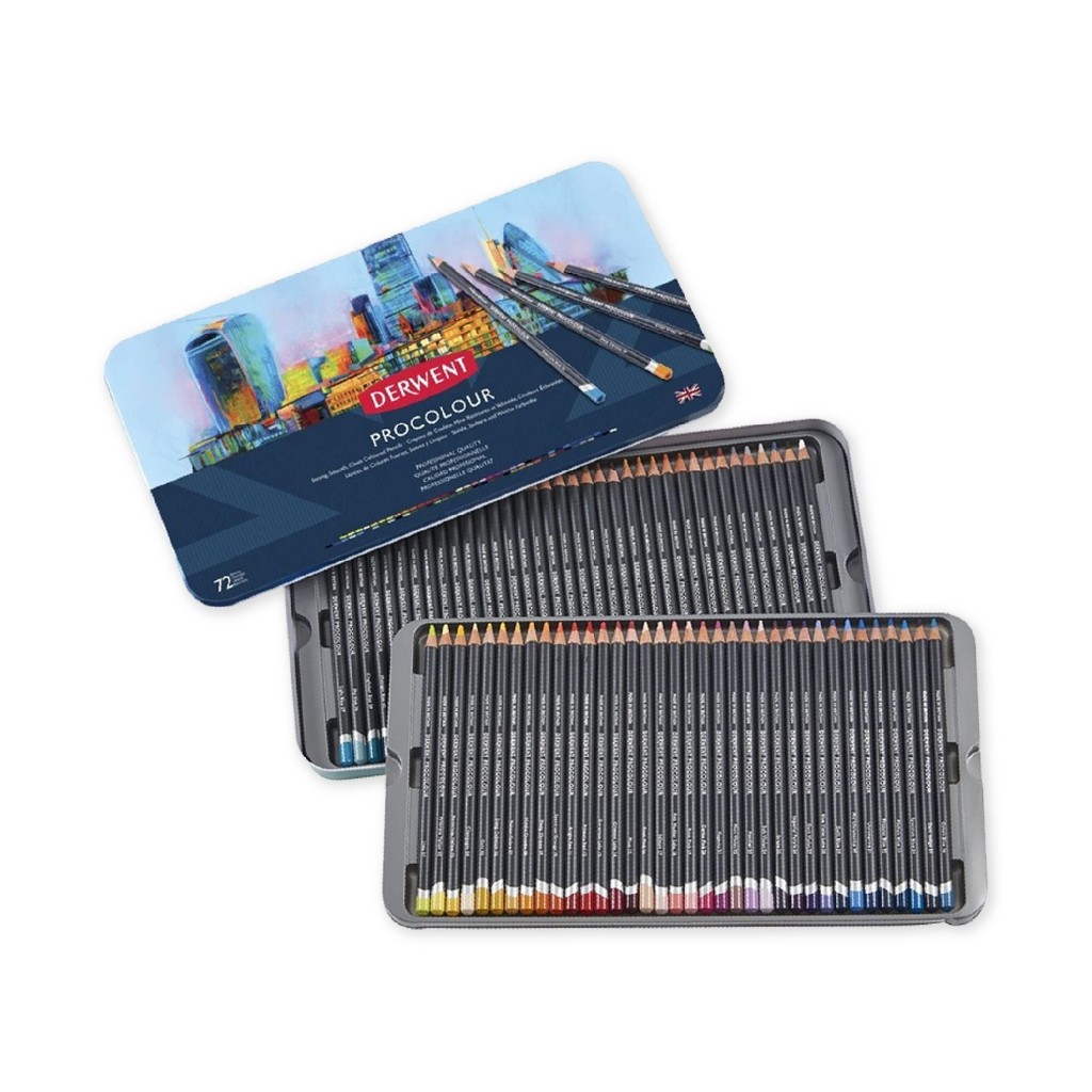 

Gramedia Surabaya - Derwent Procolour 72 Pencil Color Metal Tin Set /2302508