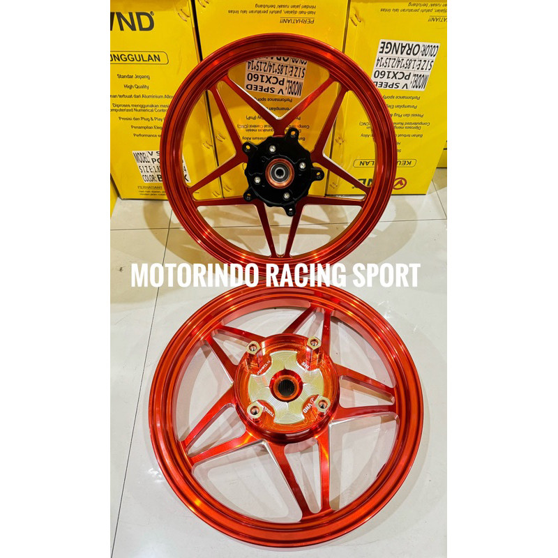 VELG VND V SPEED BINTANG PCX 160 ABS & PCX 160 CBS / VND V SPEED 185x14 & 215x14 VELG VND