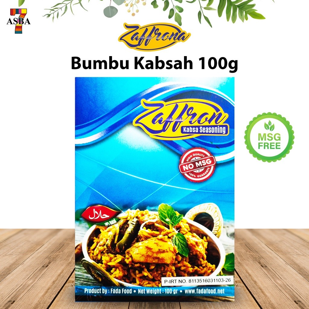 

ZAFFRONA KABSA SEASONING 100GR